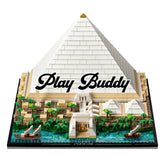 The Great Pyramid Of Giza Building Blocks 1476PCS DIY Assembly Bricks Great Pyramid Of Giza Building Blocks